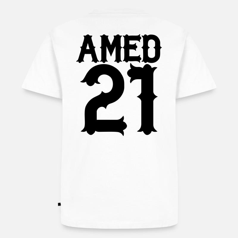 Amed - Männer Premium Bio T-Shirt - Weiß