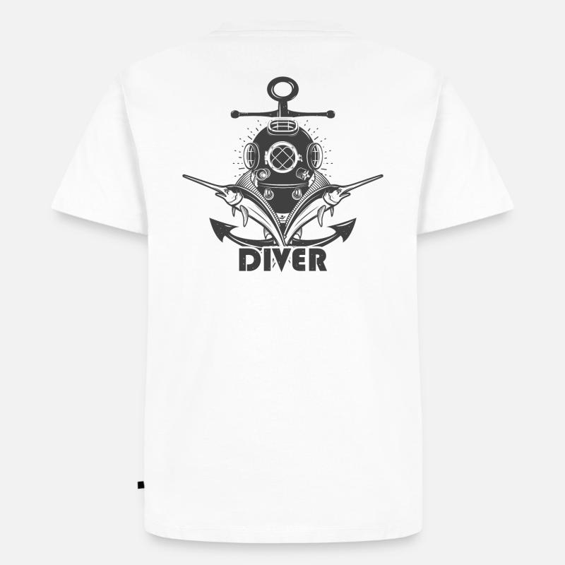 Taucher Tauchen - Männer Premium Bio T-Shirt - undefined