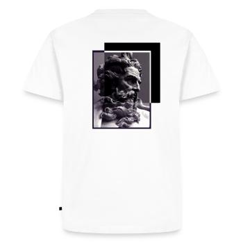ZEUS - T-shirt Premium bio Homme - blanc - Dos - Nico (187cm)