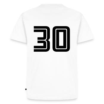 30 - T-shirt Premium bio Homme - blanc - Dos - Nico (187cm)