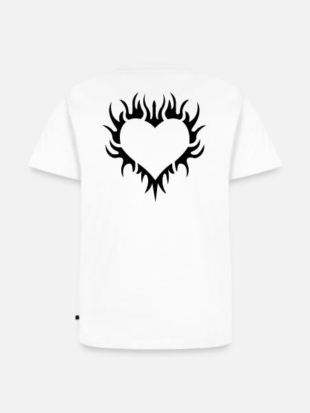 Tribalherz - Männer Premium Bio T-Shirt - Weiß