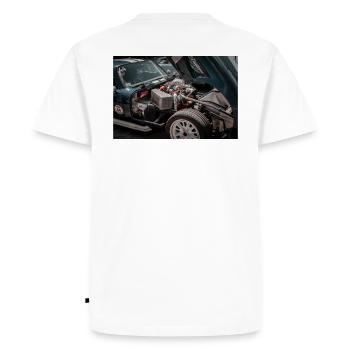 Shelby Daytona Race-Car - T-shirt Premium bio Homme - blanc - Dos - Nico (187cm)