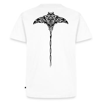 Aloha Ray - T-shirt Premium bio Homme - blanc - Dos - Nico (187cm)