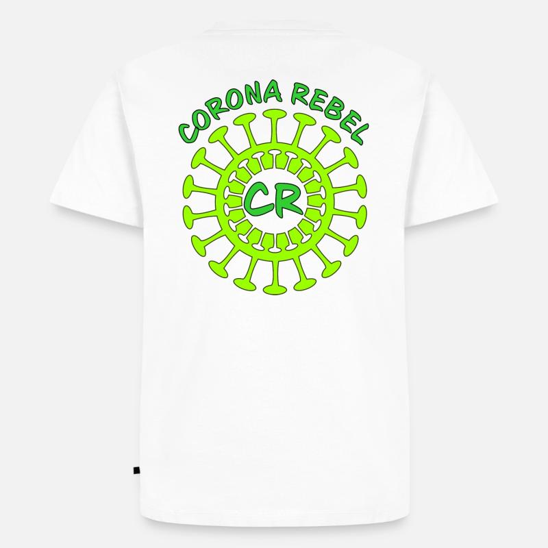 Corona Virus - Männer Premium Bio T-Shirt - Weiß