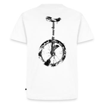 monocycle | monocycle - T-shirt Premium bio Homme - blanc - Dos - Nico (187cm)