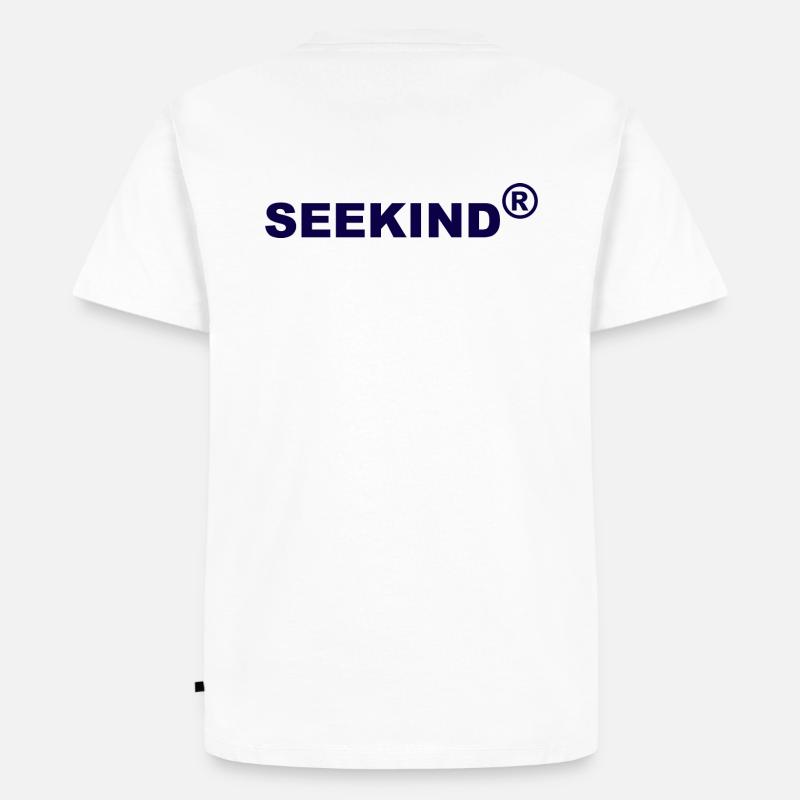 SEEKIND registered since 2012 - Männer Premium Bio T-Shirt - Weiß