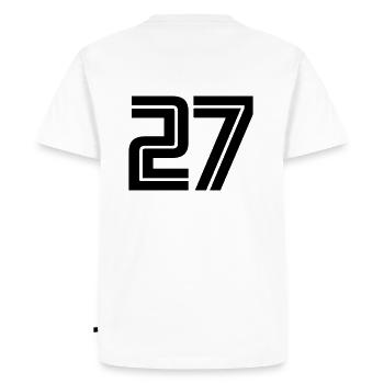 27 - T-shirt Premium bio Homme - blanc - Dos - Nico (187cm)