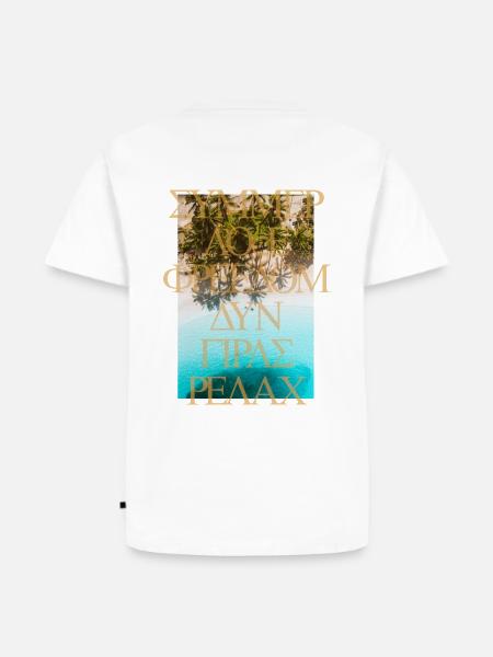Summer - Männer Premium Bio T-Shirt - Weiß