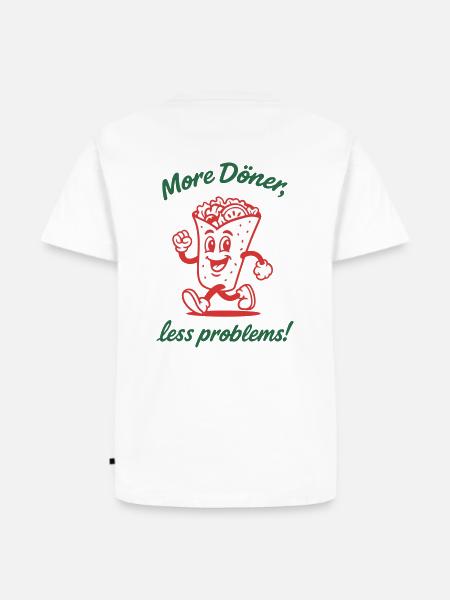 More Döner Less Problems - Männer Premium Bio T-Shirt - Weiß