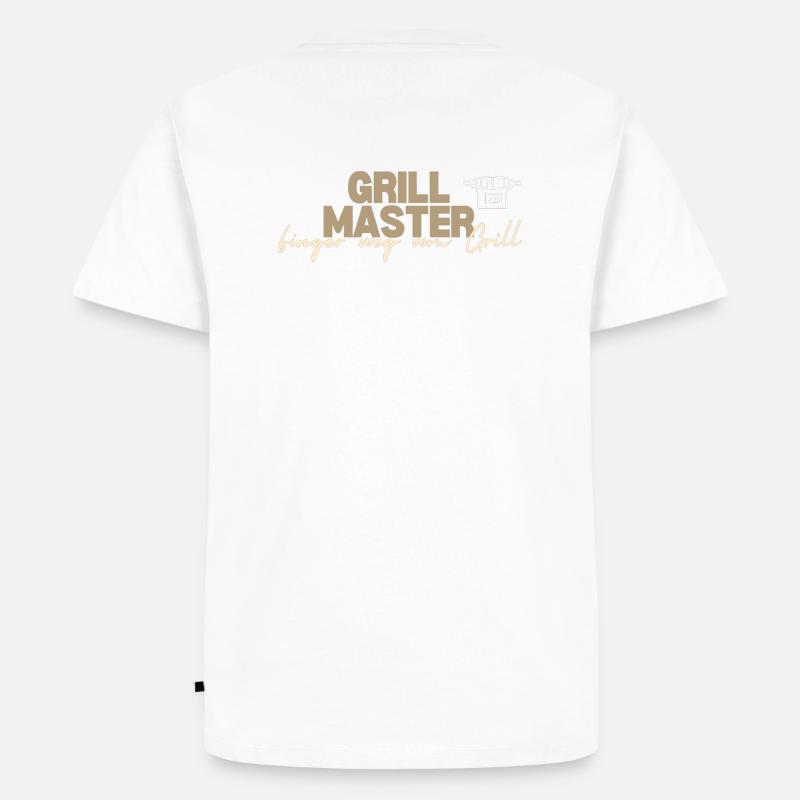 Grill Master - Männer Premium Bio T-Shirt - Weiß