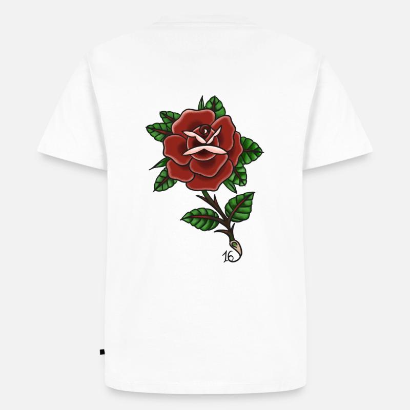 Old-School-Kader - Männer Premium Bio T-Shirt - Weiß