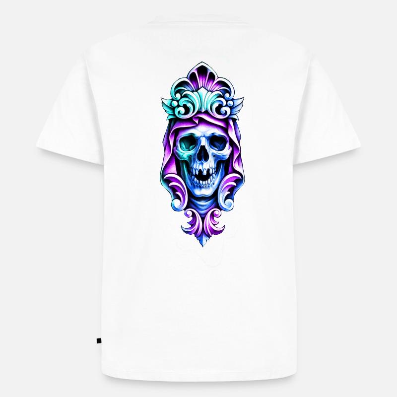 skullptur - Männer Premium Bio T-Shirt - Weiß
