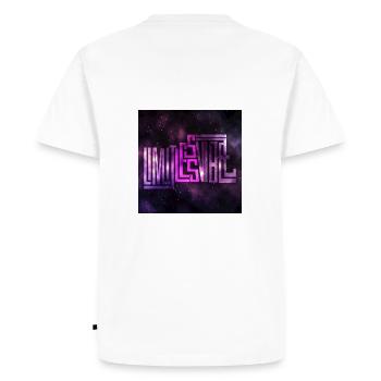 Vibez illimité - T-shirt Premium bio Homme - blanc - Dos - Nico (187cm)