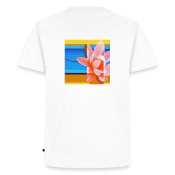 ROSE - T-shirt Premium bio Homme - blanc - Dos - Nico (187cm)