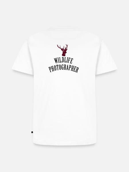 Wildlife Photographer (Deer, 2c) - Men's Premium Organic T-Shirt - white