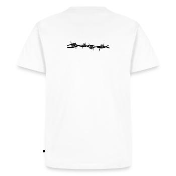 stacheldraht - T-shirt Premium bio Homme - blanc - Dos - Nico (187cm)