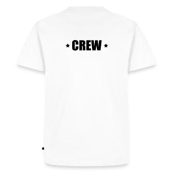 L'équipage d'un astérisque - T-shirt Premium bio Homme - blanc - Dos - Nico (187cm)
