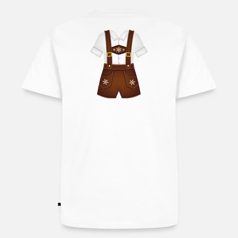 Schweizerdeutsch, Bayern, Tirol - Männer Premium Bio T-Shirt - Weiß