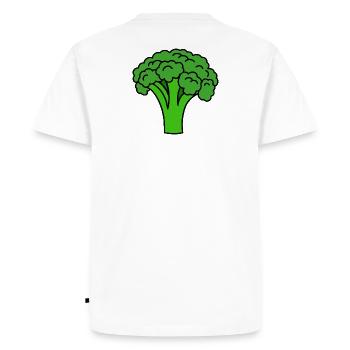 Brocoli - T-shirt Premium bio Homme - blanc - Dos - Nico (187cm)