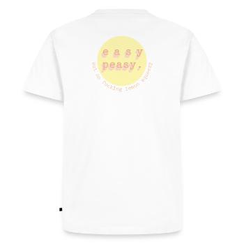 Cercle facile et facile - T-shirt Premium bio Homme - blanc - Dos - Nico (187cm)