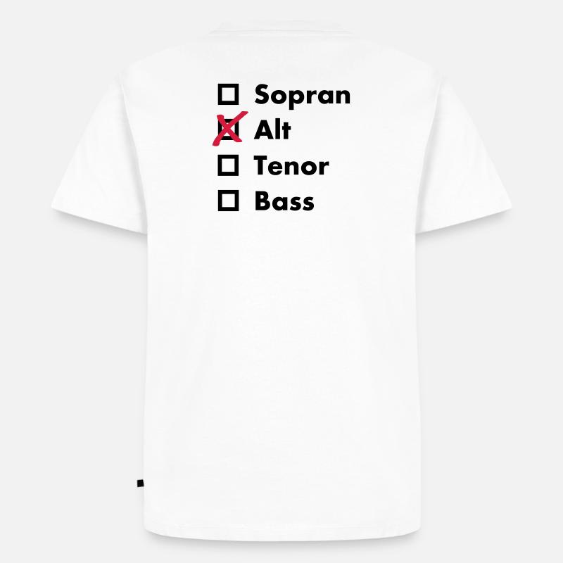 Alt - Männer Premium Bio T-Shirt - Weiß
