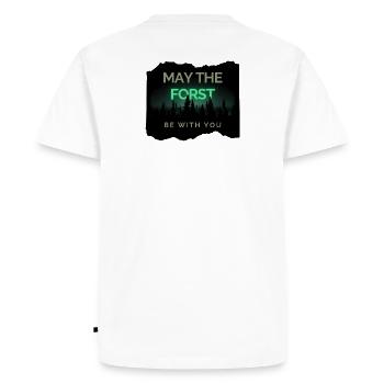 Que le Forst soit avec vous ! - T-shirt Premium bio Homme - blanc - Dos - Nico (187cm)