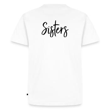 Sisters Best Friend Partner Gift - Men's Premium Organic T-Shirt - white - Back - Nico (187cm)