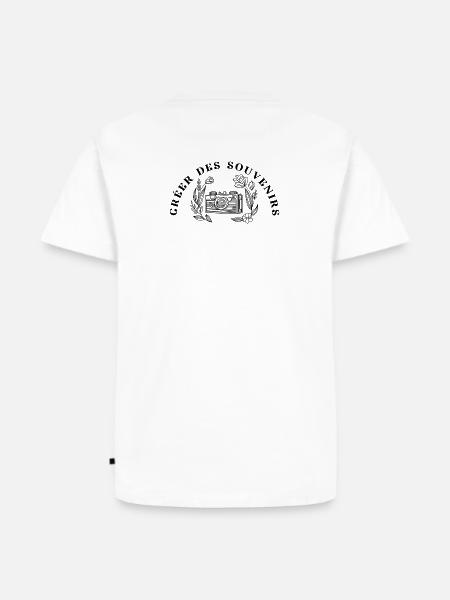 Créer des souvenirs full logo - Men's Premium Organic T-Shirt - white