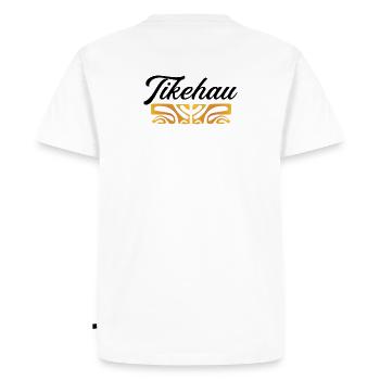 TIKEHAU - T-shirt Premium bio Homme - blanc - Dos - Nico (187cm)