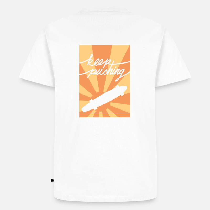 Continuez à pousser - T-shirt Premium bio Homme - blanc