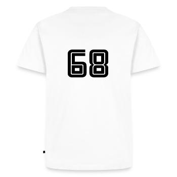 68 - T-shirt Premium bio Homme - blanc - Dos - Nico (187cm)