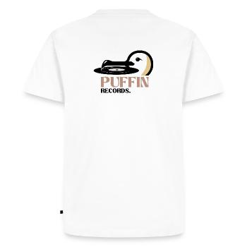 PUFFIN RECORDS - T-shirt Premium bio Homme - blanc - Dos - Nico (187cm)