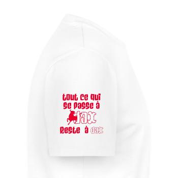 Feria de Dax - T-shirt Premium bio Homme - blanc - Droite - Nico (187cm)