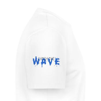 chatch the Wave - Men's Premium Organic T-Shirt - white - Right - Nico (187cm)