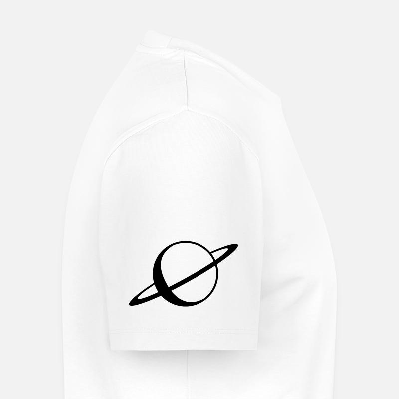 planeta - Ekologiczna koszulka męska Premium - biały