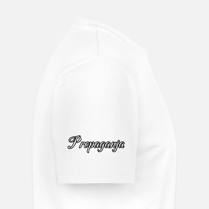 propaganja - Männer Premium Bio T-Shirt - Weiß