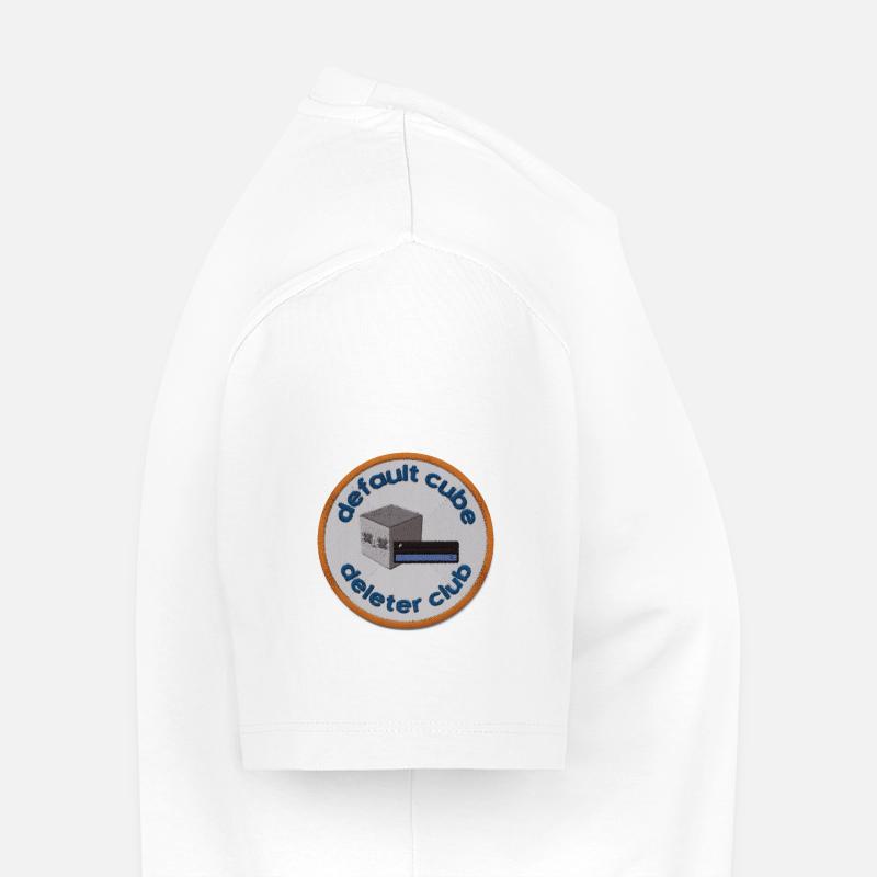 DefaultCube Deleter Club - Männer Premium Bio T-Shirt - Weiß