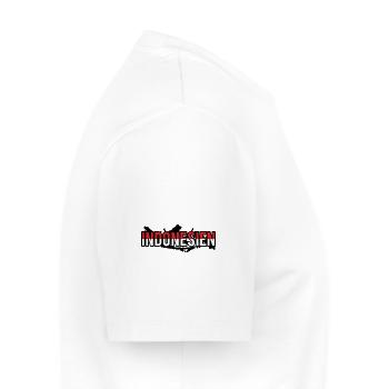 Indonésie - T-shirt Premium bio Homme - blanc - Droite - Nico (187cm)