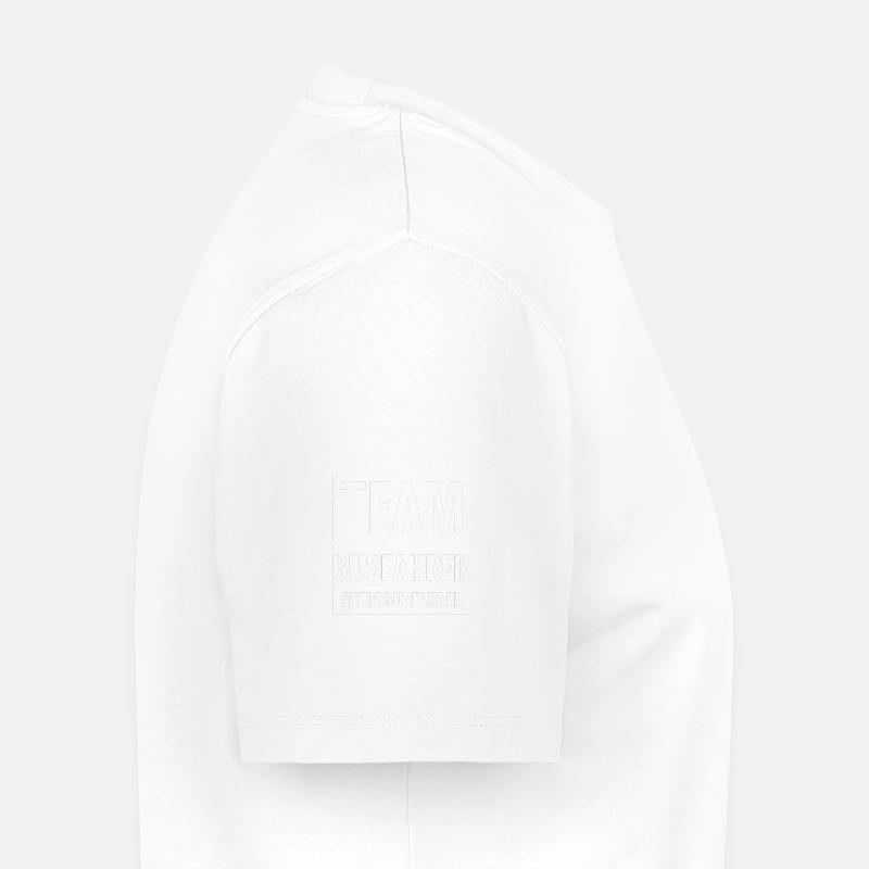 Team Busfahrer #herrbusfahrer seite - Männer Premium Bio T-Shirt - Weiß
