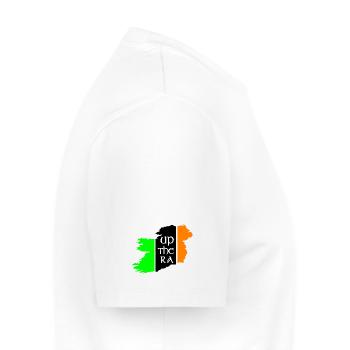 Ireland map green white gold - Men's Premium Organic T-Shirt - white - Right - Nico (187cm)