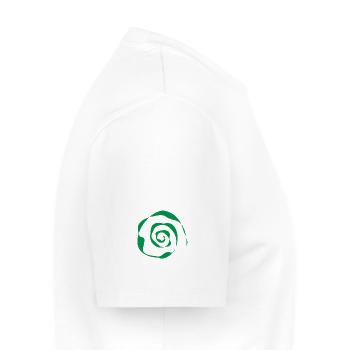 spirale verte - T-shirt Premium bio Homme - blanc - Droite - Nico (187cm)