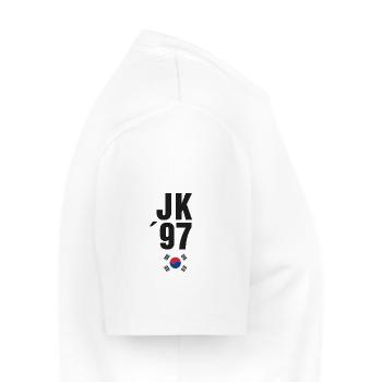 BTS - Men's Premium Organic T-Shirt - white - Right - Nico (187cm)