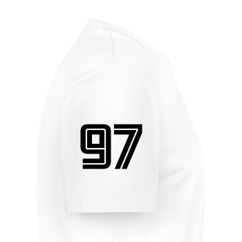 97 - T-shirt Premium bio Homme - blanc - Droite - Nico (187cm)