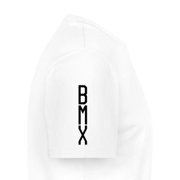 Bmx Bike - Sleeve Pressure Bmx Retro - Men's Premium Organic T-Shirt - white - Right - Nico (187cm)