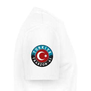 Türkiye Trabzon 61 Design - T-shirt Premium bio Homme - blanc - Droite - Nico (187cm)