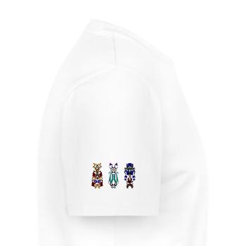 3-Kachinas - Men's Premium Organic T-Shirt - white - Right - Nico (187cm)