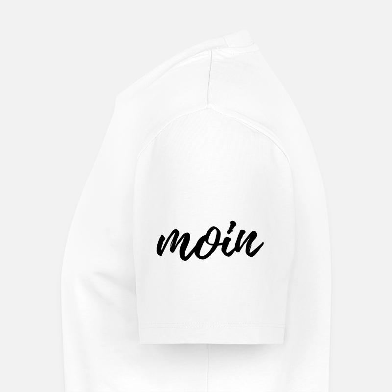 Moin - Männer Premium Bio T-Shirt - Weiß