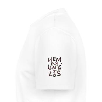débridé - T-shirt Premium bio Homme - blanc - Gauche - Nico (187cm)
