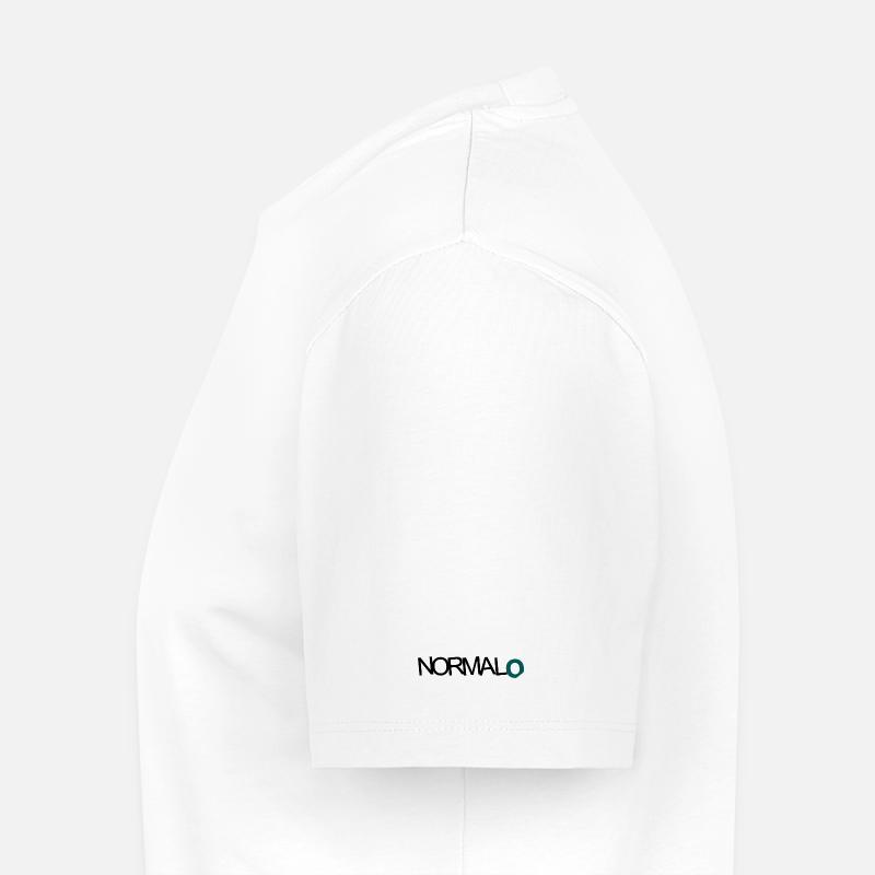 NORMAL O - Männer Premium Bio T-Shirt - Weiß