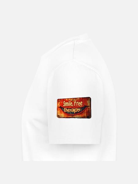 Smile free therapy - Men's Premium Organic T-Shirt - white